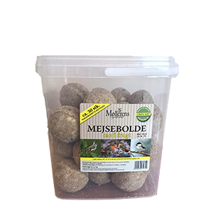 Mejsebolde m. frugt i spand